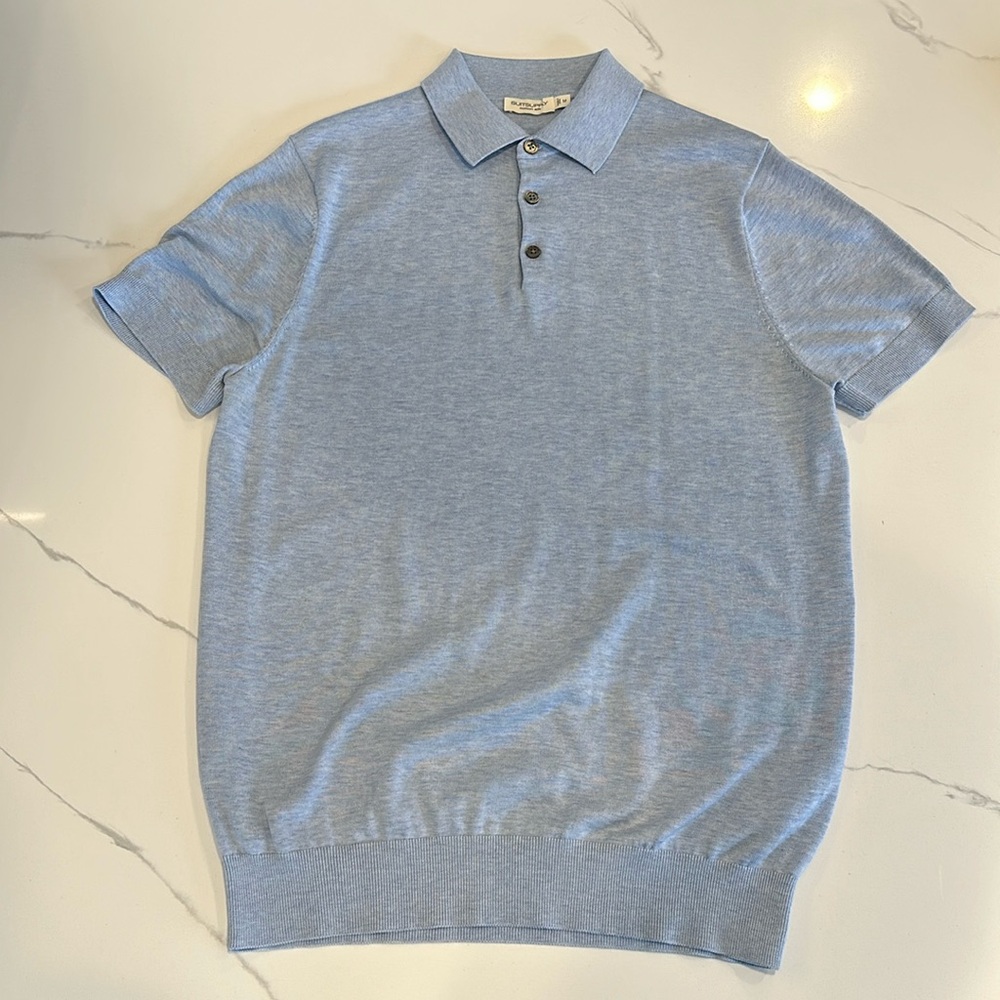 Suitsupply Cotton Silk Polo